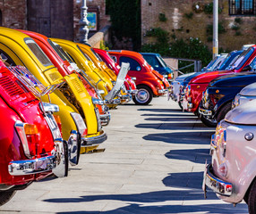 Obraz premium Vintage Car with bright colors