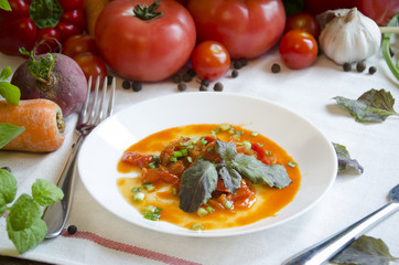 lecho vegetable salad pepper tomato carrot onion