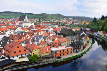 Fototapeta na wymiar City of Cesky Krumlov, Czech Republic