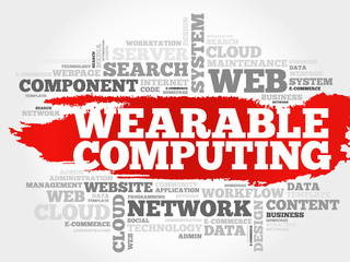 Wearable Computing word cloud concept