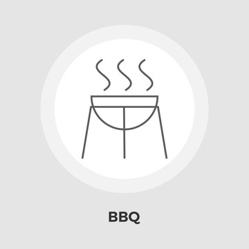 BBQ Icon Flat