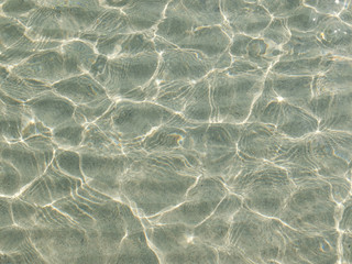 Fototapeta na wymiar A background of sun and shadows on sandy ocean floor