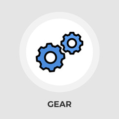 Gear Flat Icon