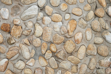 Cobble stone wall texture.