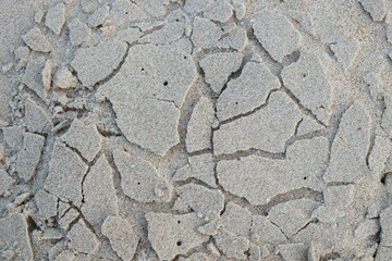 Obraz premium Cracked sand texture