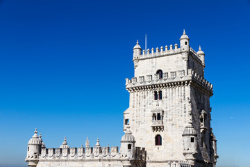 Fototapeta na wymiar Belem Tower in Lisbon, Portugal.