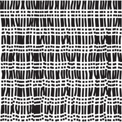 Abstract dotted and dashed seamless pattern