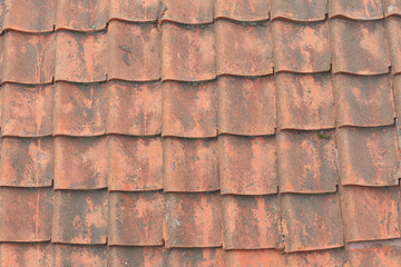 Red tile roofs