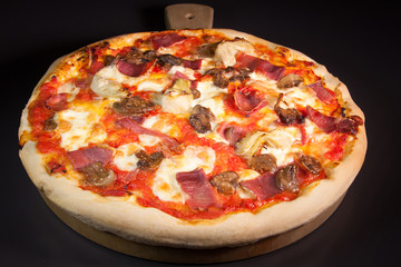 delicious and healthy homemade pizza