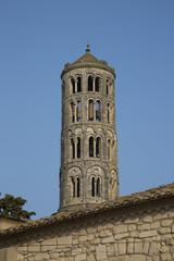 Fototapeta na wymiar Cathedral Church, Uzes, Provence, France
