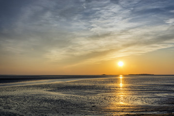 West Kirby Marina - Wirral Merseyside UK sunset