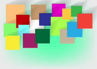 abstract background with colorful rhombus