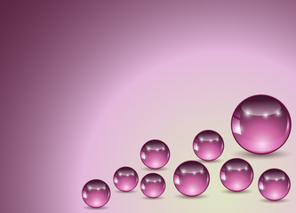 pink balloons on a pink background