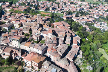 The medieval town of Torrita di Siena in Tuscany - Italy