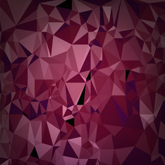 Abstract Digital Polygonal Red Background. Abstract Triangular Pattern