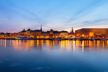Fototapeta premium skyline of Stockholm, Sweden