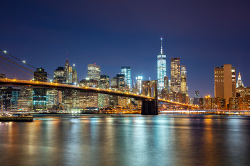 Fototapeta na wymiar New York City - Manhattan Skyline with skyscrapers and famous B