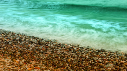 Obraz premium Long exposure in coastline II