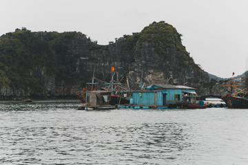 Beautiful scenery Vietnam mountains water landscape rocks