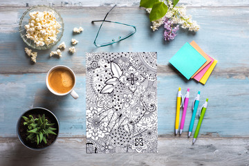 Adult coloring books, new stress relieving trend