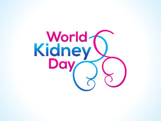 world kidney day background