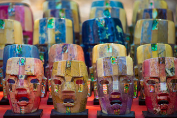 Fototapeta premium Portrait masks culture of Mexico