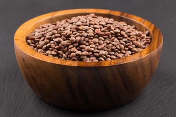 Lentils Isolated on White Background