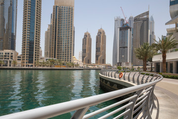 Naklejka premium sight of district Marina in Dubai