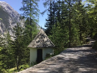 Berghütte am Wanderweg