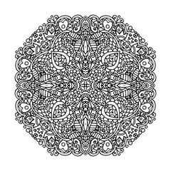 Vector mandala ornament.