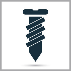 Fototapeta premium Screw icon on the background