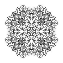 Vector mandala ornament.