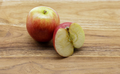 Rip apple look very dilicious