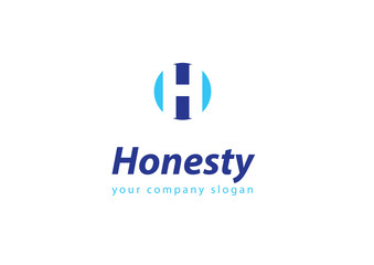 Obraz premium letter H logo Template for your company