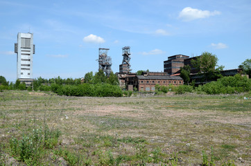 Fototapeta premium Old mine in Bytom (Poland)