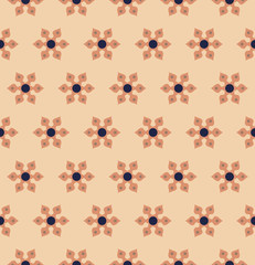 Vector modern seamless colorful geometry floral pattern, color abstract geometric background, pillow multicolored print, retro texture, hipster fashion design