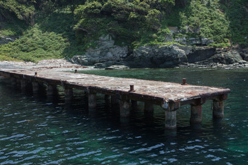 愛媛県伊方町　旧正野谷桟橋
