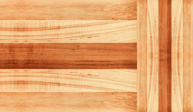 Oak laminate parquet floor cross pattern background