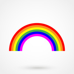 rainbow icon vector