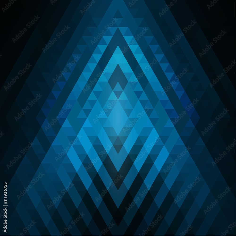 Poster abstract polygon background in modern style. soft color transitions create a mesh