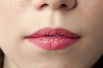 Obraz premium beautiful female lips