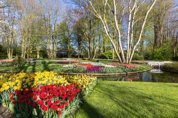 Obraz na płótnie Canvas Keukenhof Gardens during spring time