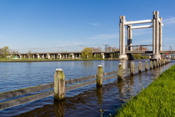 Rail lifting bridge Netherlands