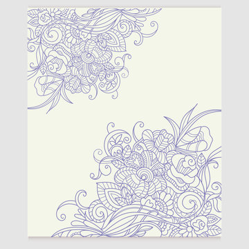 Yoga gift certificate. Vector template for design