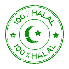 100 % HALAL stamp