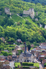 Obraz premium Château-Gaillard, Les Andelys, Eure,Normandie