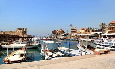 Byblos Harbor, Lebanon
