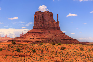 Rock and clouds