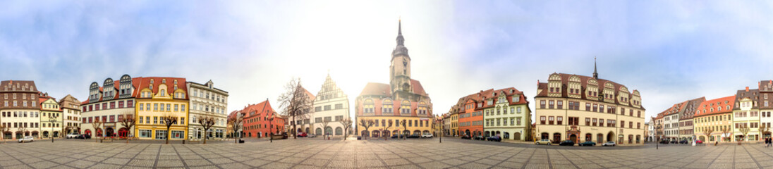 Fototapeta na wymiar Naueburg, Altstadt, Panorama 