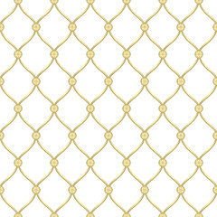 Naklejka premium Abstract architectural detail for forged fence gold background